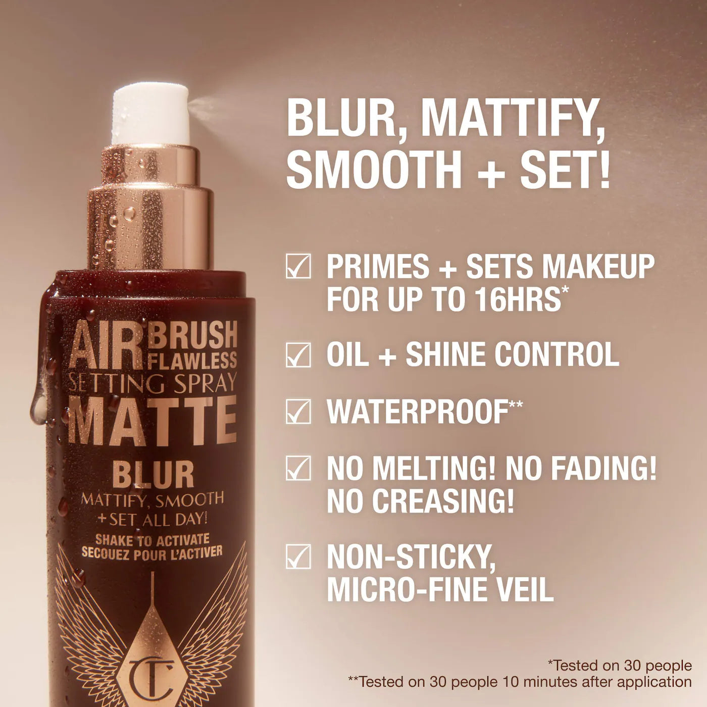 Airbrush Flawless Matte Blurring & Waterproof Setting Spray (Sellador o Fijador)