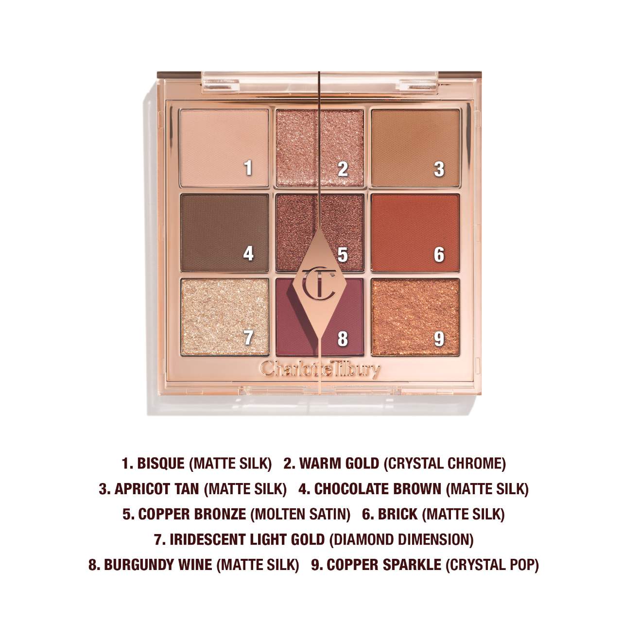 Charlotte’s Beautifying Eye Trends Eyeshadow Palette Sensual Sunset (Sombras de Ojos)