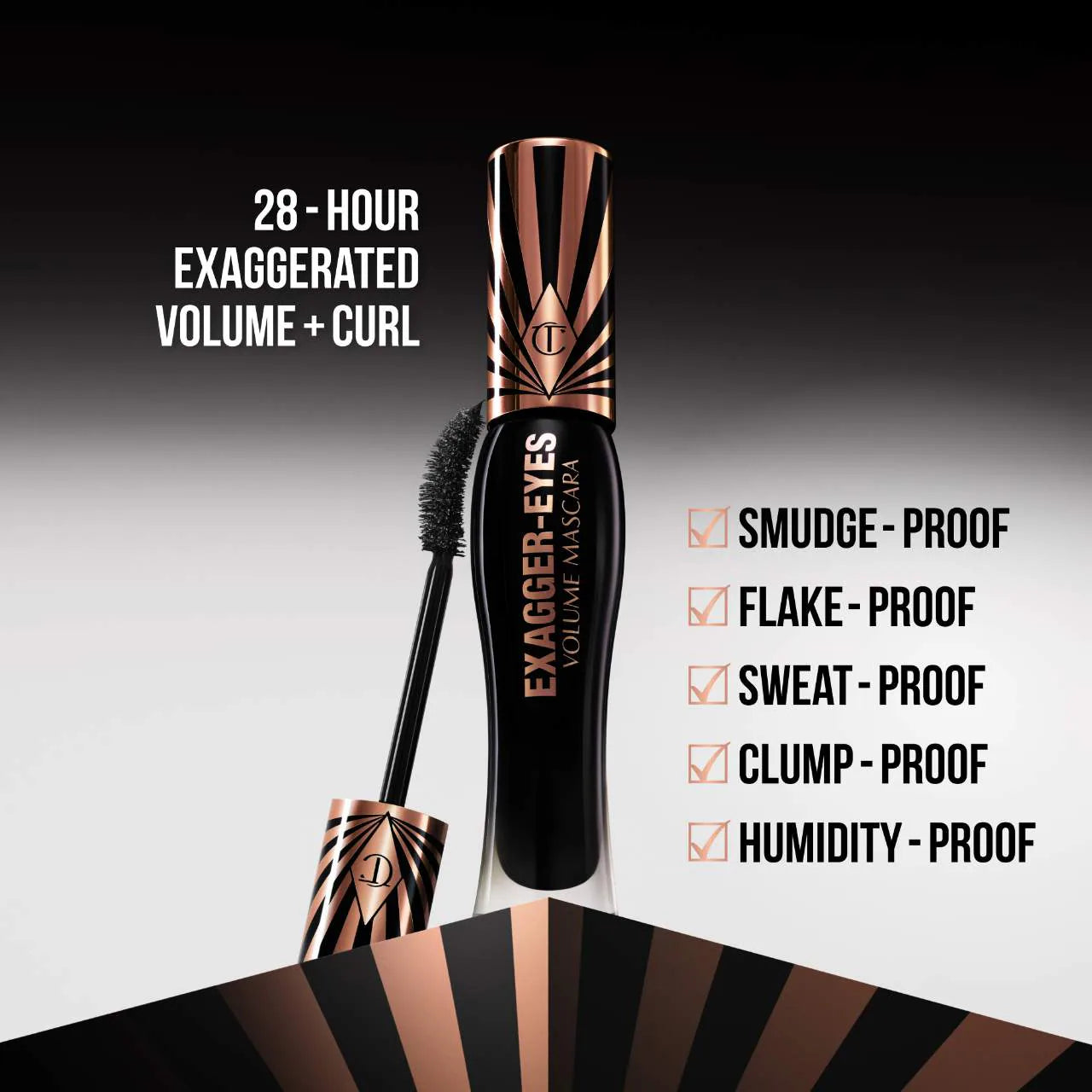 Exagger-eyes Volumizing and Curling (Máscara o Rímel)