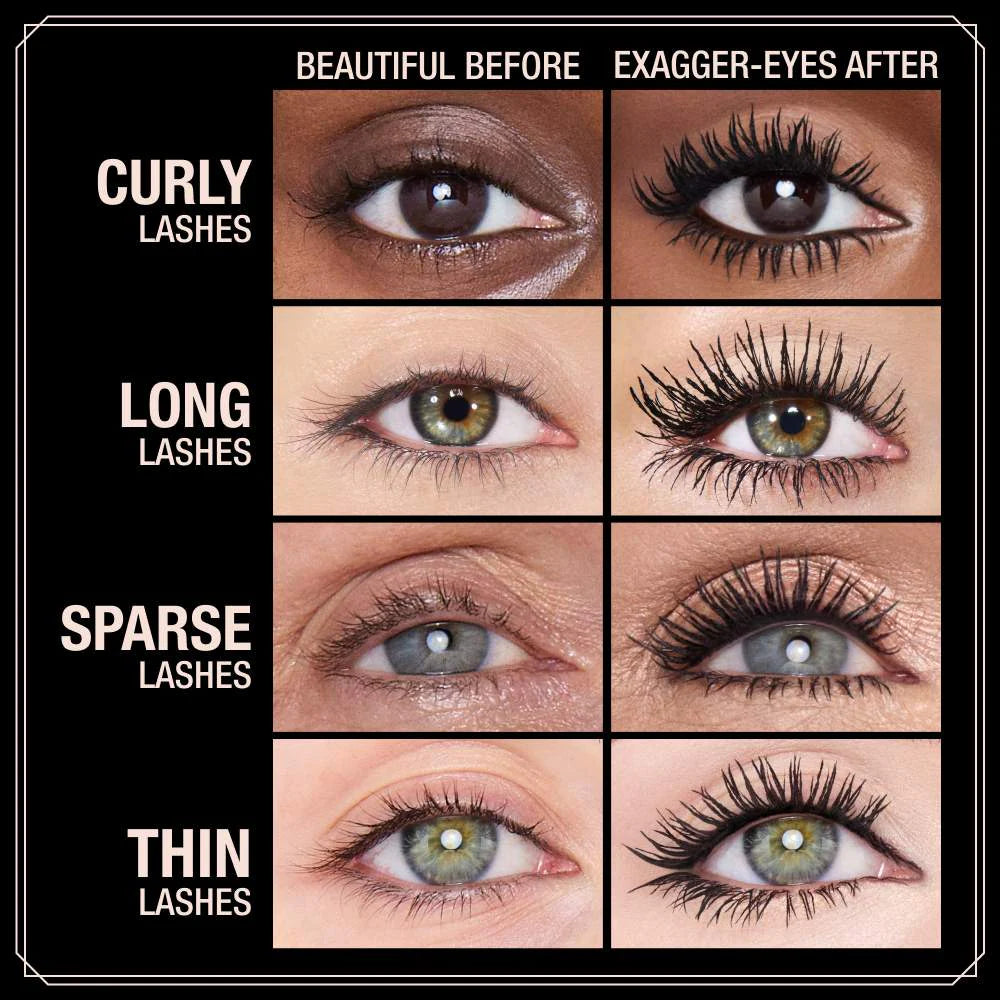 Exagger-eyes Volumizing and Curling (Máscara o Rímel)
