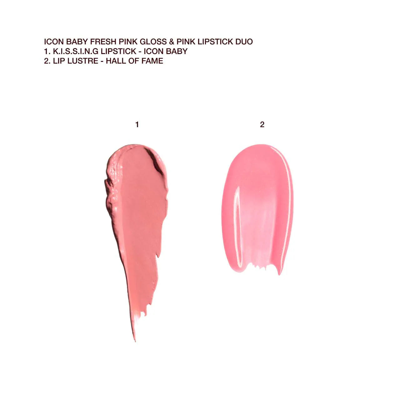 K.I.S.S.I.N.G Lipstick and Lip Gloss Duos (Brillo o Gloss De Labios)