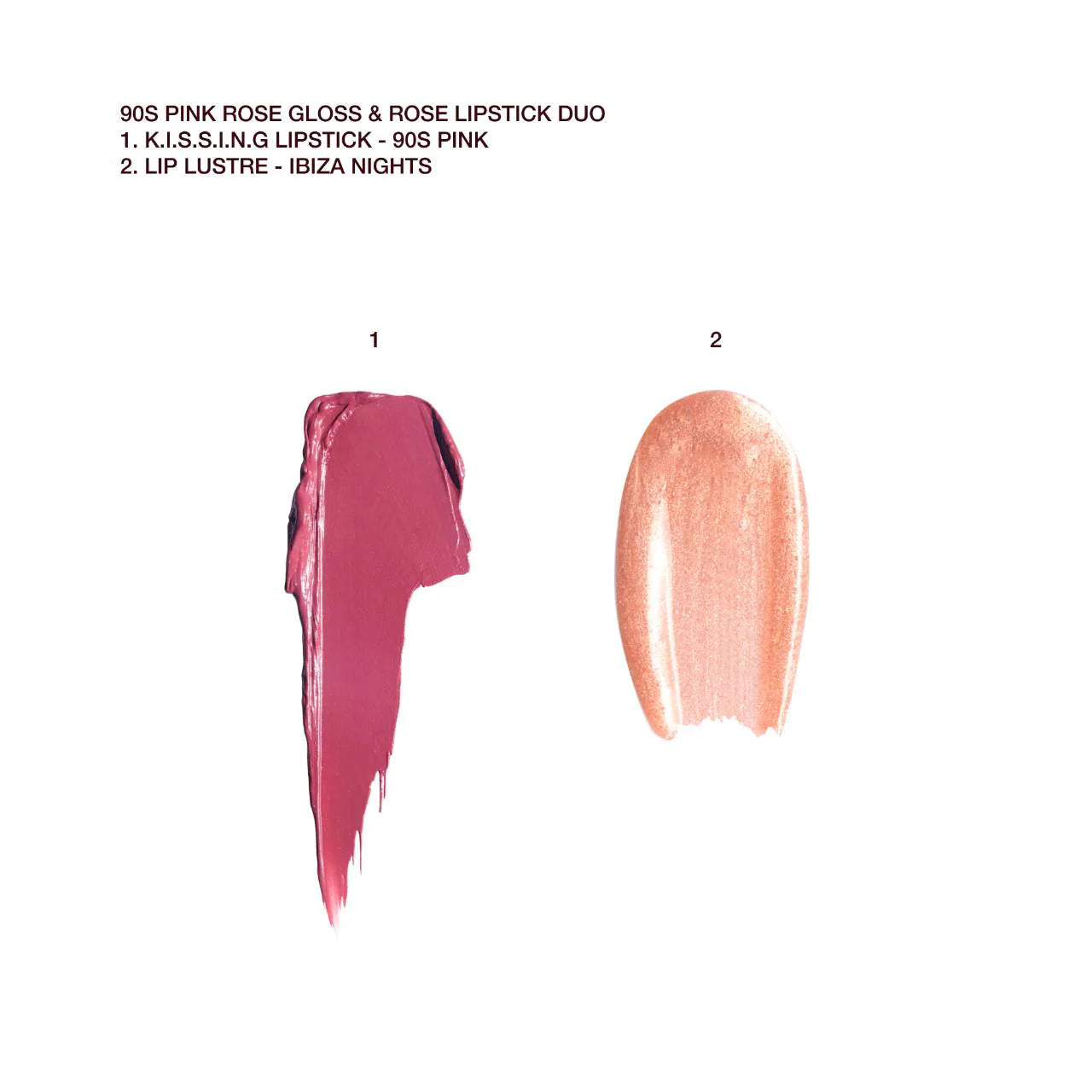 K.I.S.S.I.N.G Lipstick and Lip Gloss Duos (Brillo o Gloss De Labios)