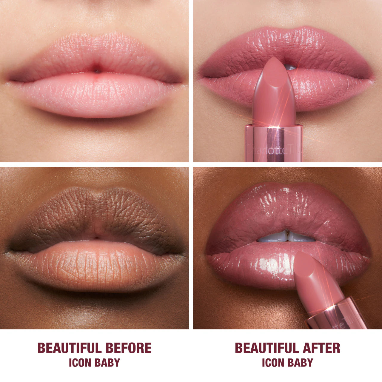 Hollywood Beauty Icon Lipstick (Labial en Barra Satinado)