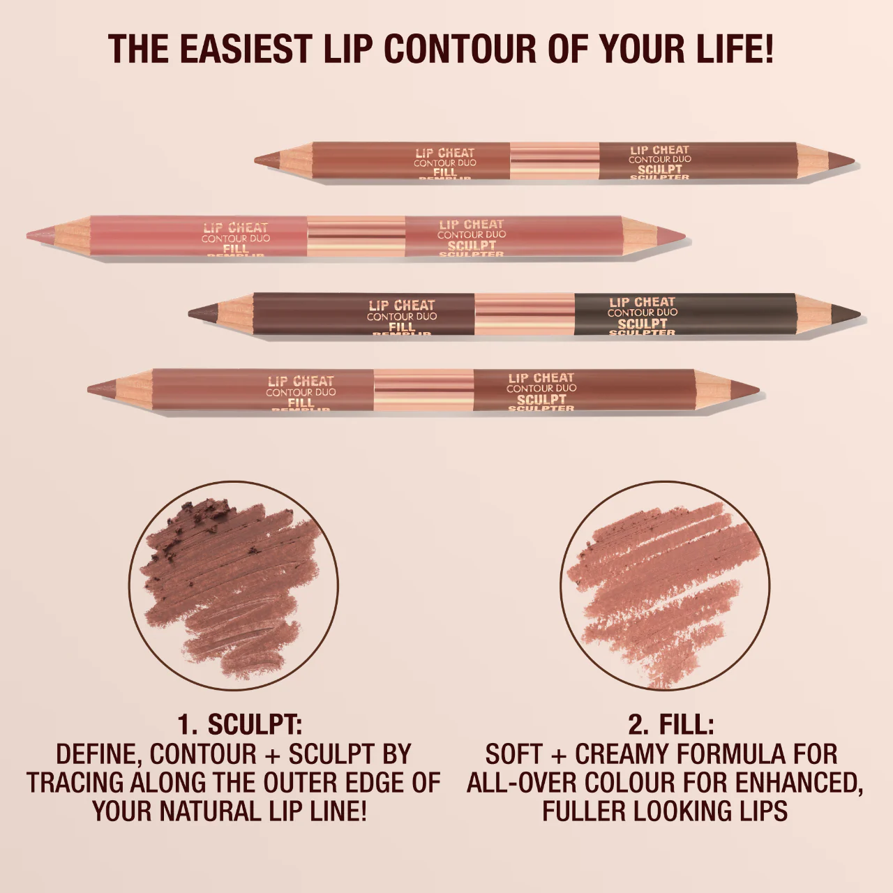 Lip Cheat Contour Duo Lip Liner (Delineador de Labios)