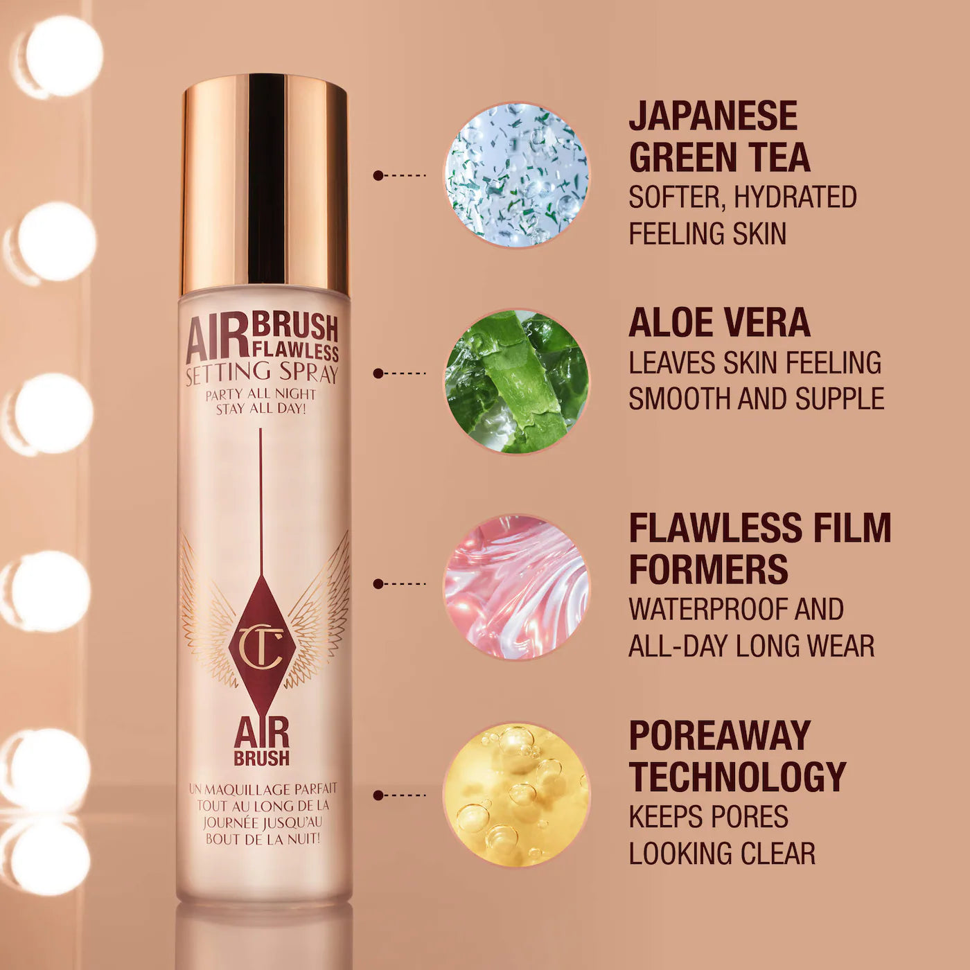 Mini Airbrush Flawless Setting Spray Duo Gift (Kit o Set)