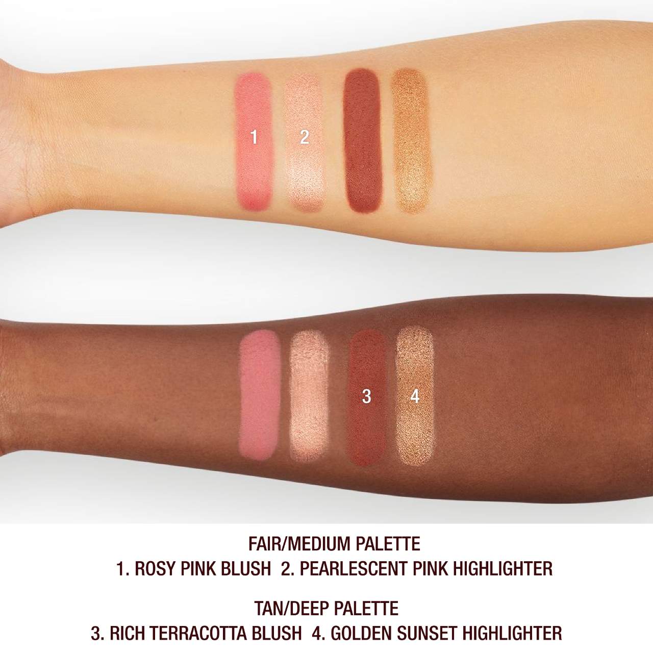 Mini Hollywood Blush & Glow Palette (Paleta para Rostro)