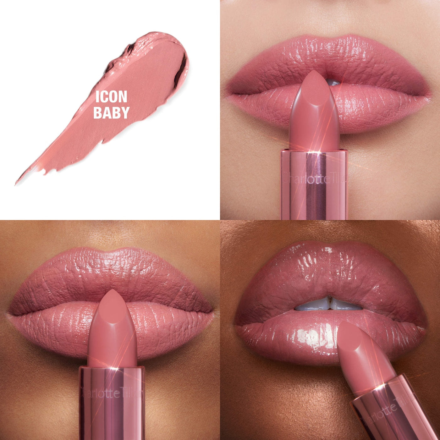 Mini Iconic Hollywood Lipstick Trio Gift (Kit o Set)