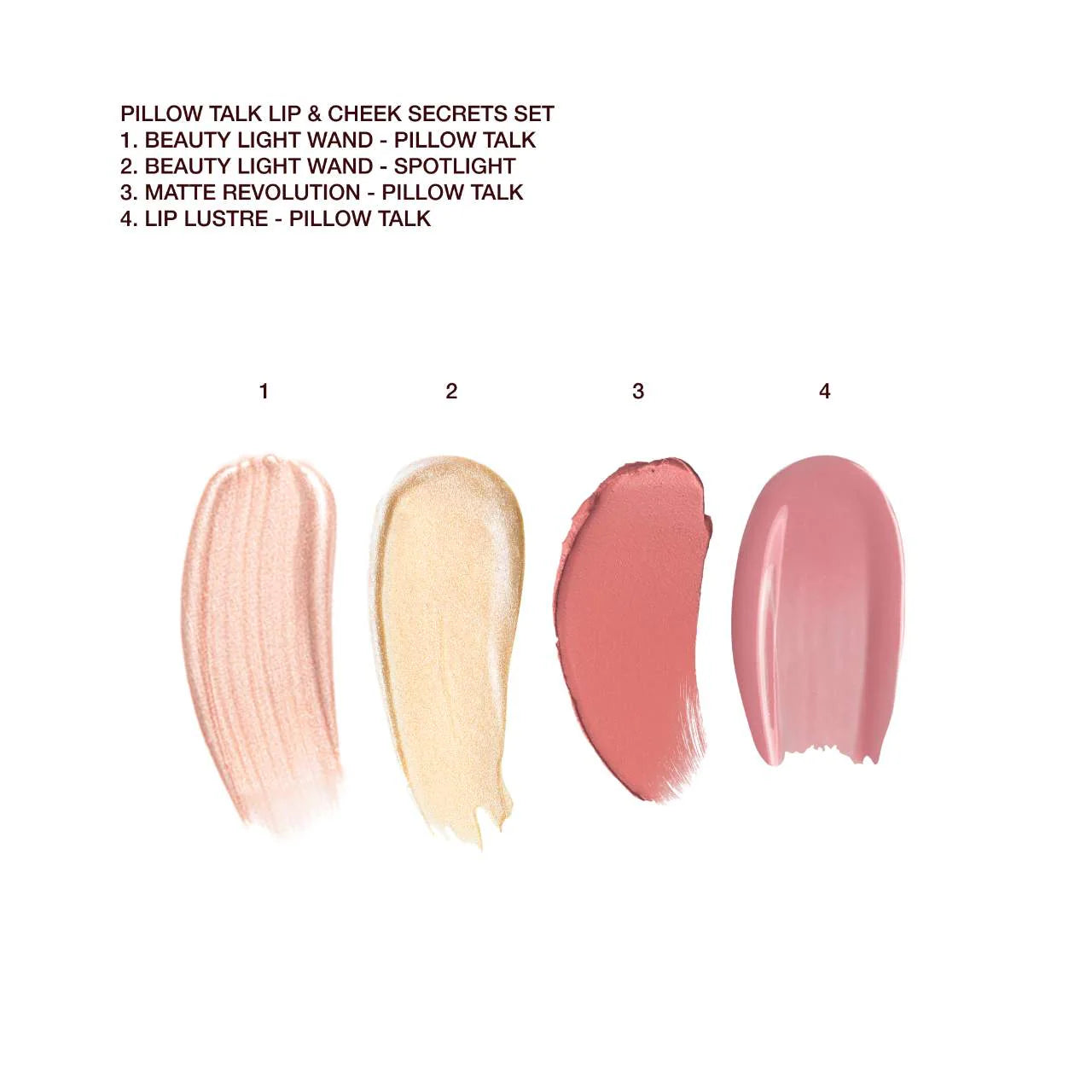 Pillow Talk Lip and Cheek Secrets Set (Kit De Rostro y Labios)