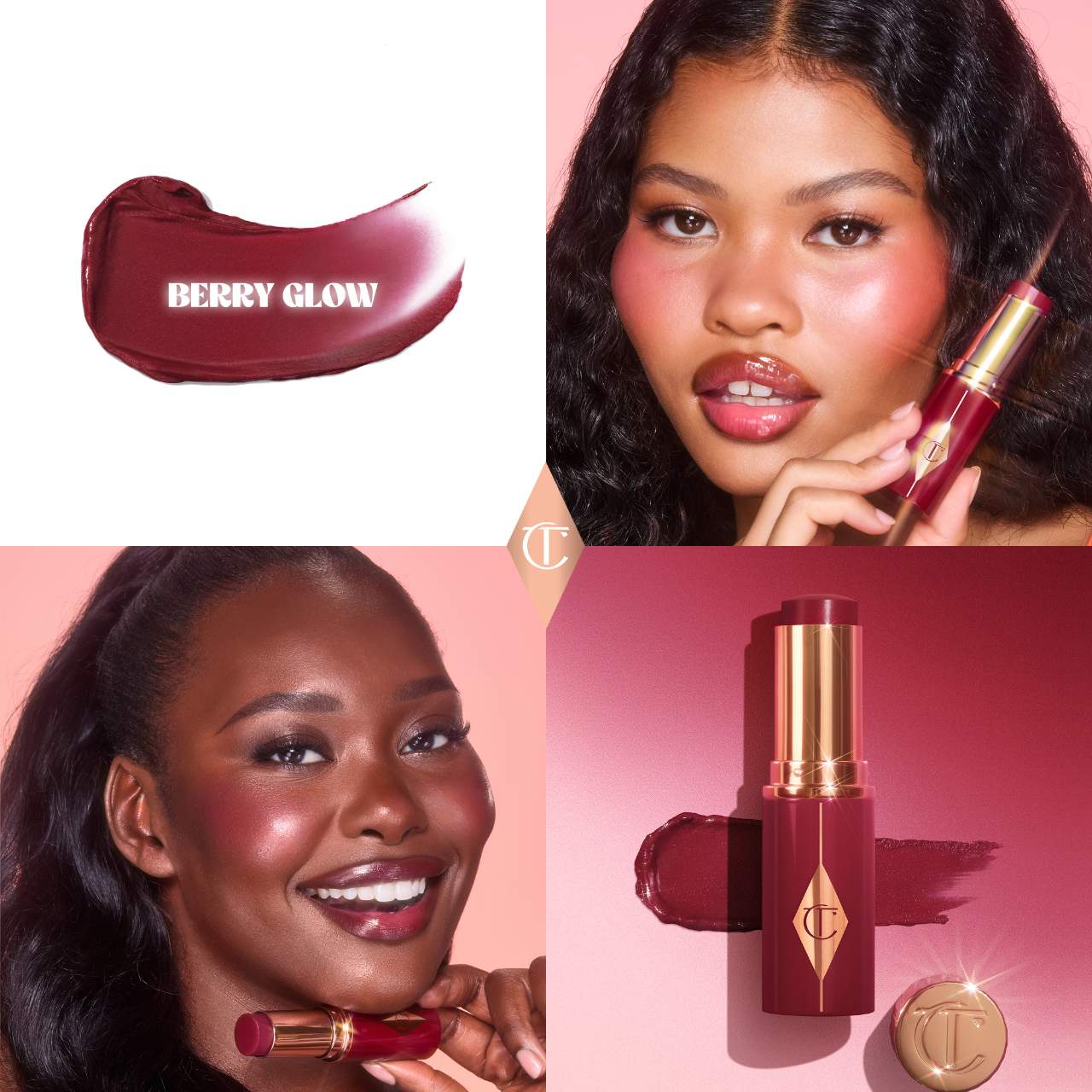 Unreal Lip + Cheek Glow Blush Stick with Hyaluronic Acid (Rubor en Barra)