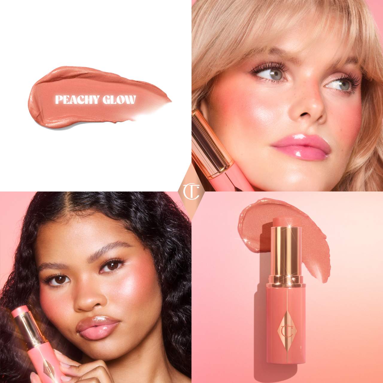 Unreal Lip + Cheek Glow Blush Stick with Hyaluronic Acid (Rubor en Barra)