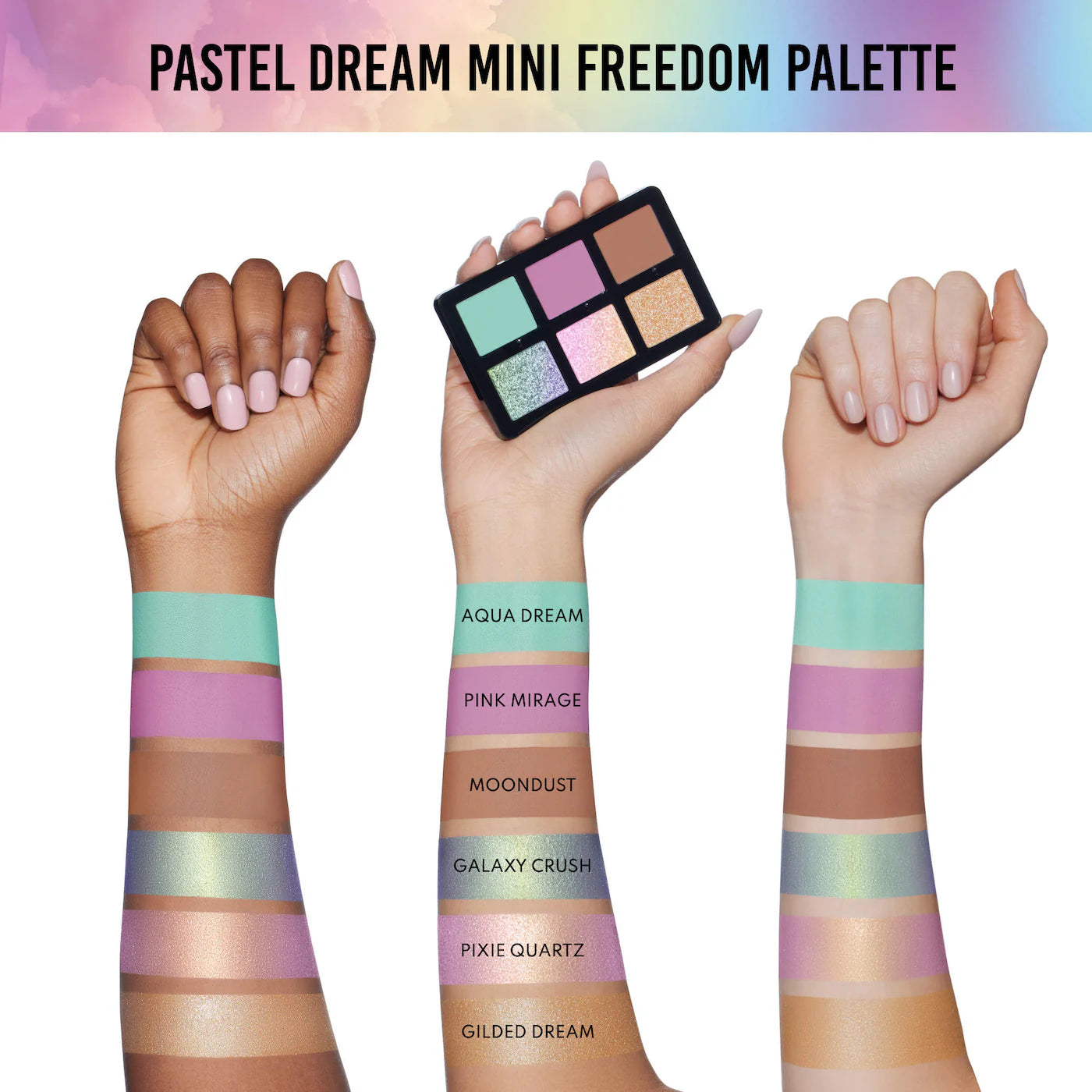 Beauty Mini Pastel Dream Freedom Palette (Paleta Sombras de Ojos)