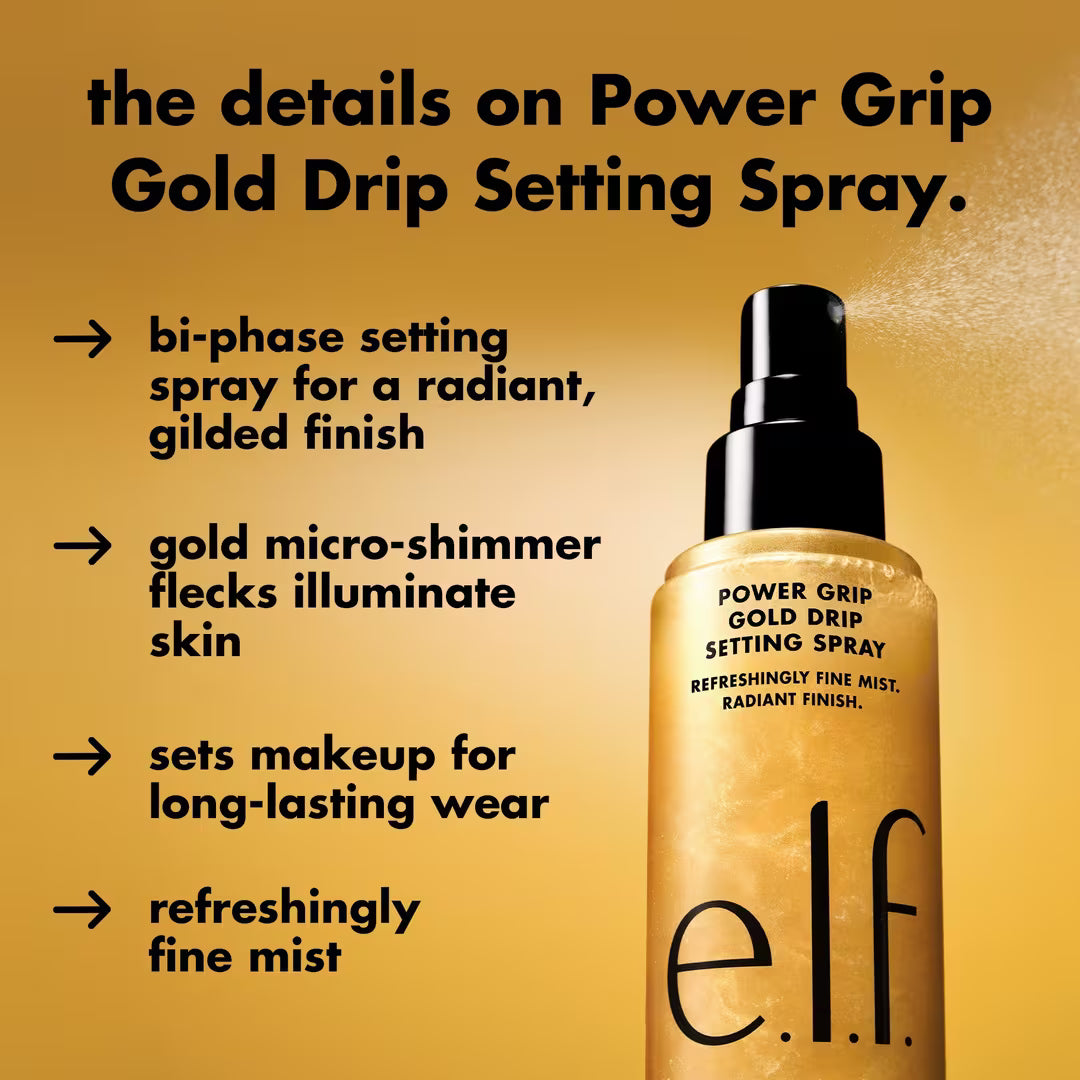 Power Grip Gold Drip Setting Spray (Sellador o Fijador)