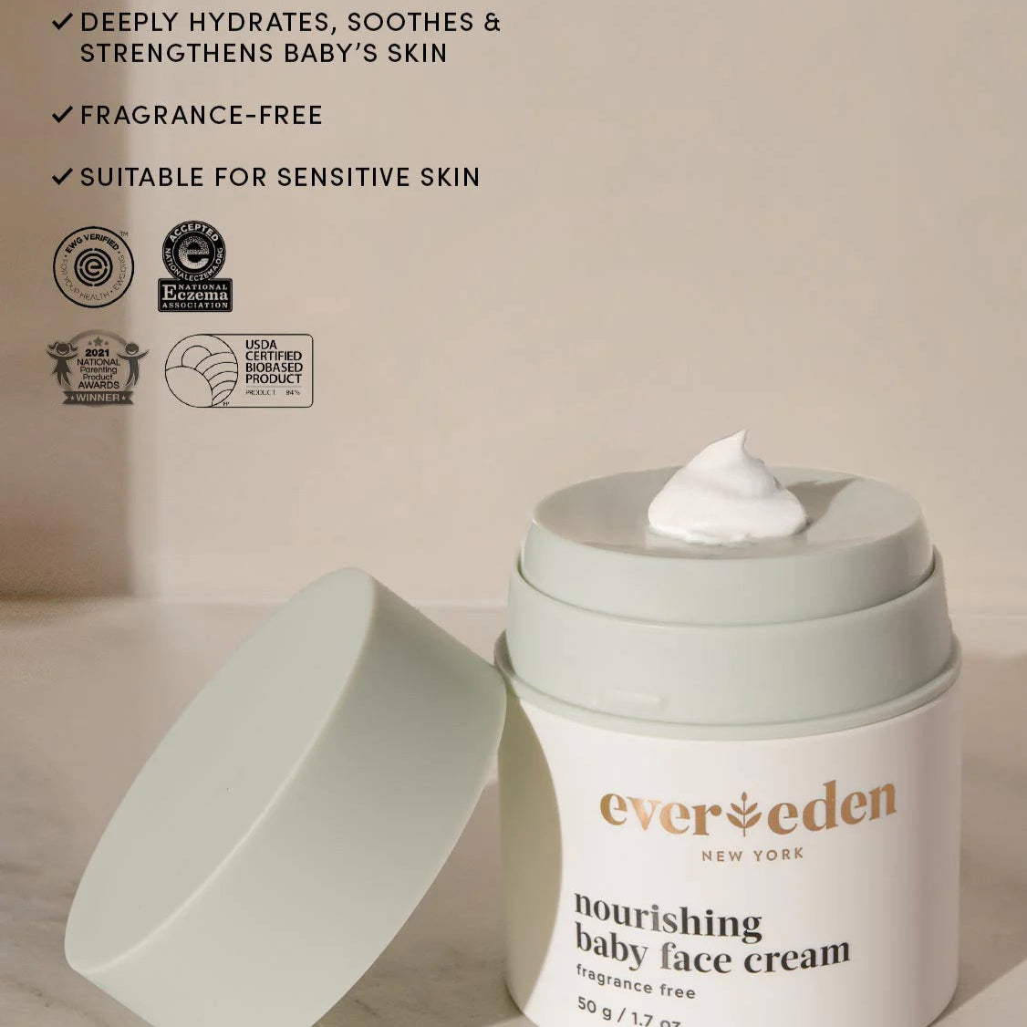 Nourishing Baby Face Cream (Crema Hidratante) – Tu Maquillaje México