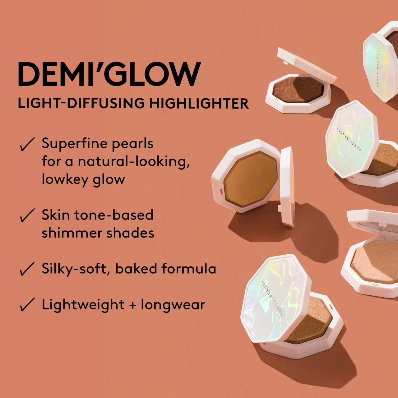 Demi'Glow Light-Diffusing Highlighter (Iluminador En Polvo)