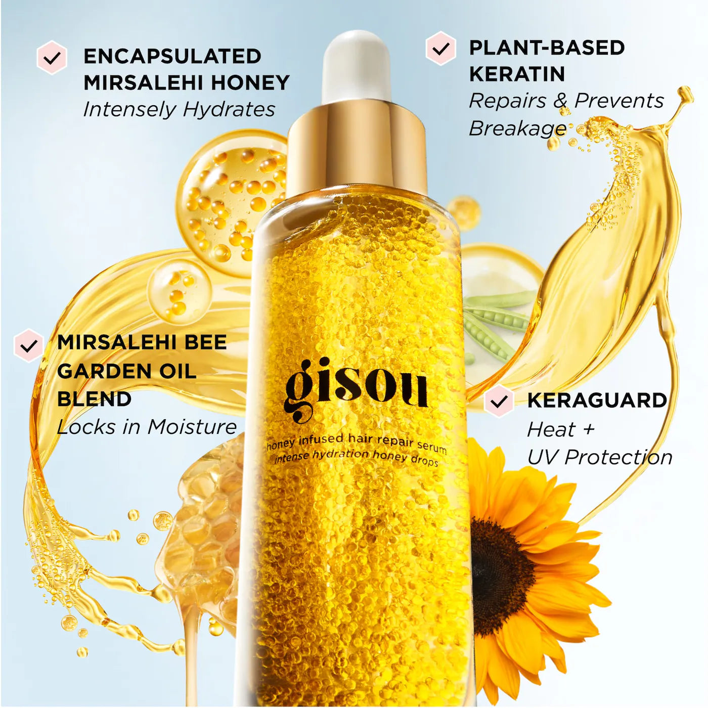 Honey Infused Hair Repair Serum (Suero Para Cabello)