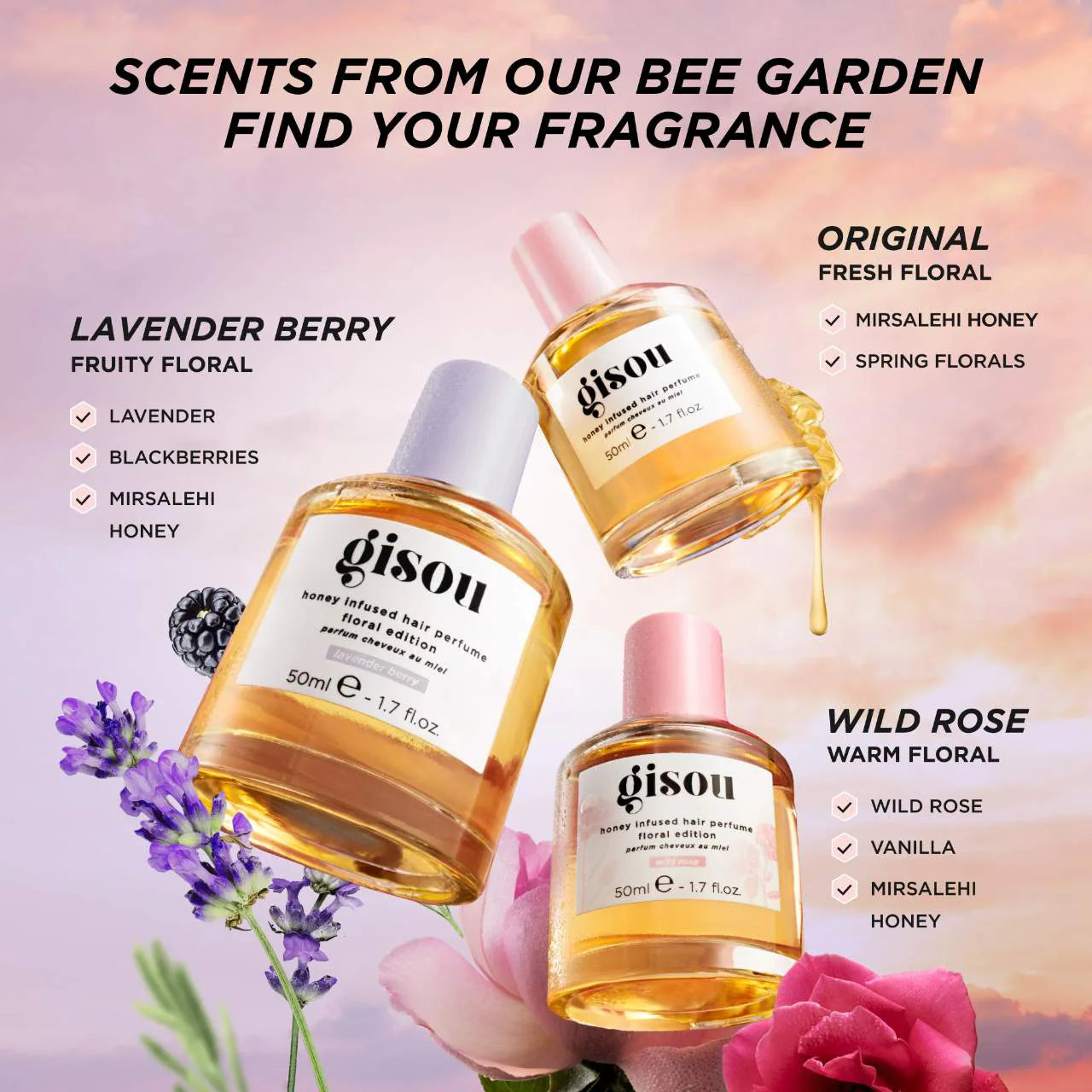 Lavender Berry Honey Infused Hair (Perfume para Cabello)