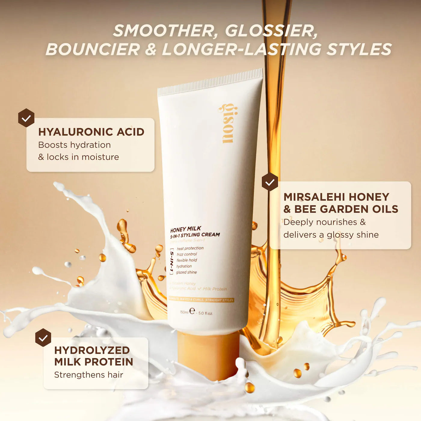 Honey Milk 5-in-1 Styling Cream (Crema Para Cabello)