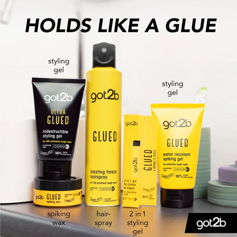Glued 4 Brows & Edges 2 in 1 Gel (Gel De Cejas)