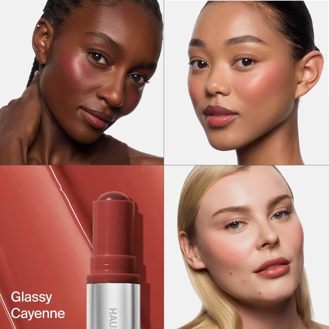 Color Fuse Longwear Hydrating Glassy Lip + Cheek Blush Balm Stick (Rubor y Tinta En Crema En Barra)