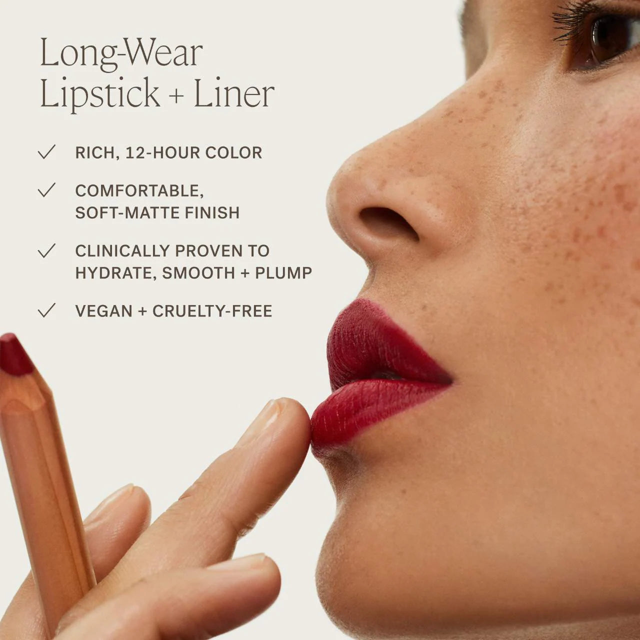 Lip Sketch Hydrating Lipstick + Lip Liner Crayon (Delineador de Labios)