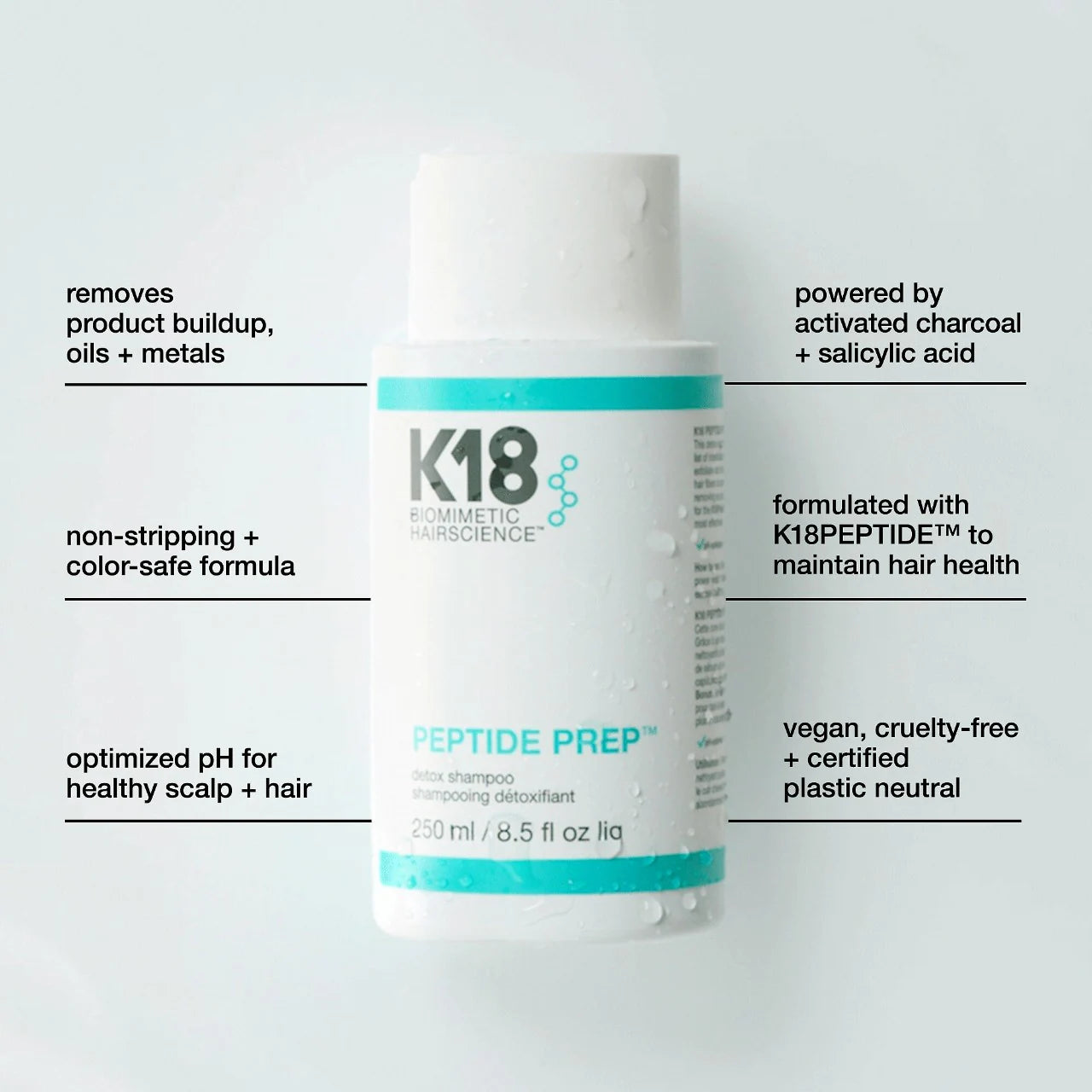 Peptide Prep Clarifying Detox Shampoo (Champú Para Cabello)