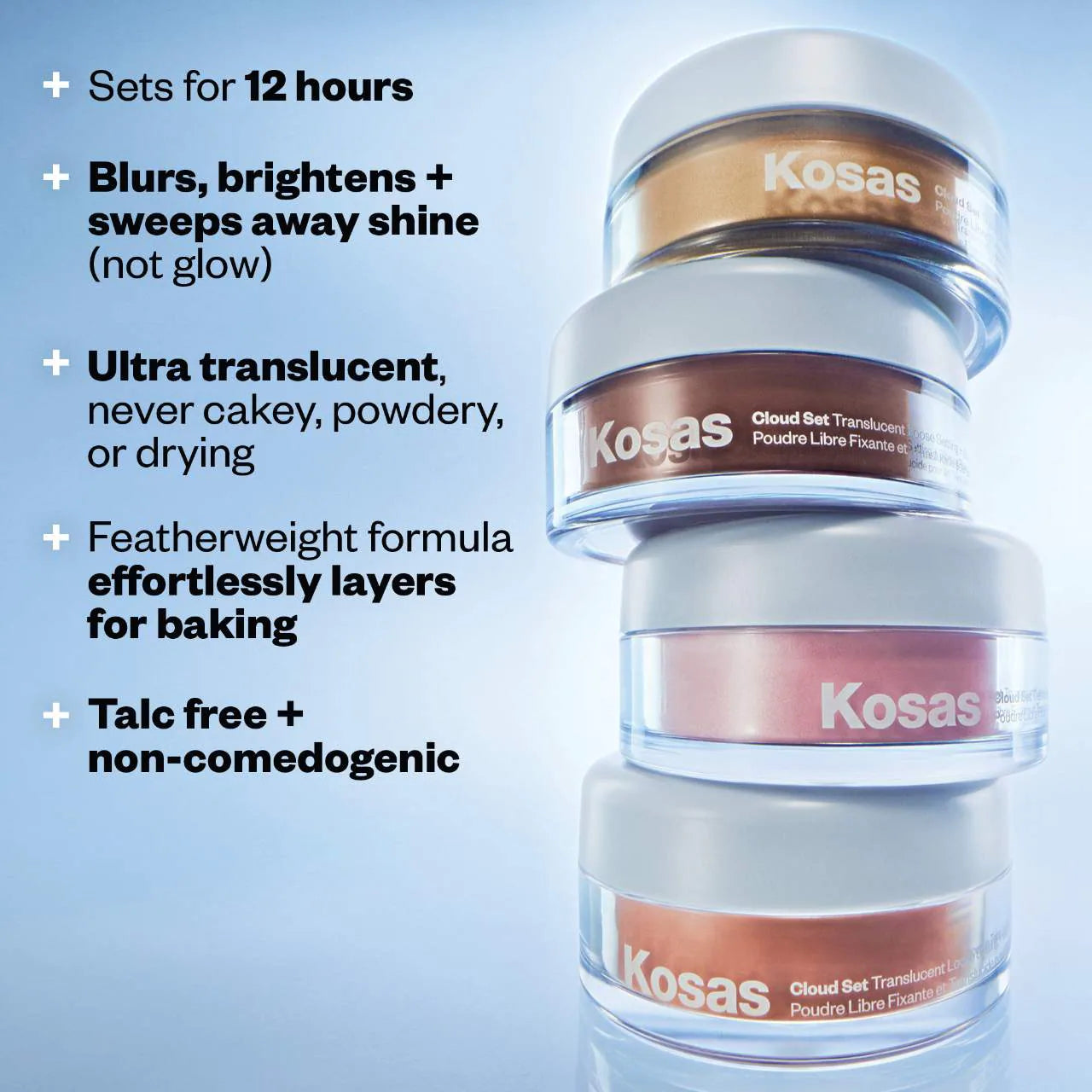 Cloud Set Loose Translucent Talc-Free Setting + Blurring Powder (Polvo Suelto)