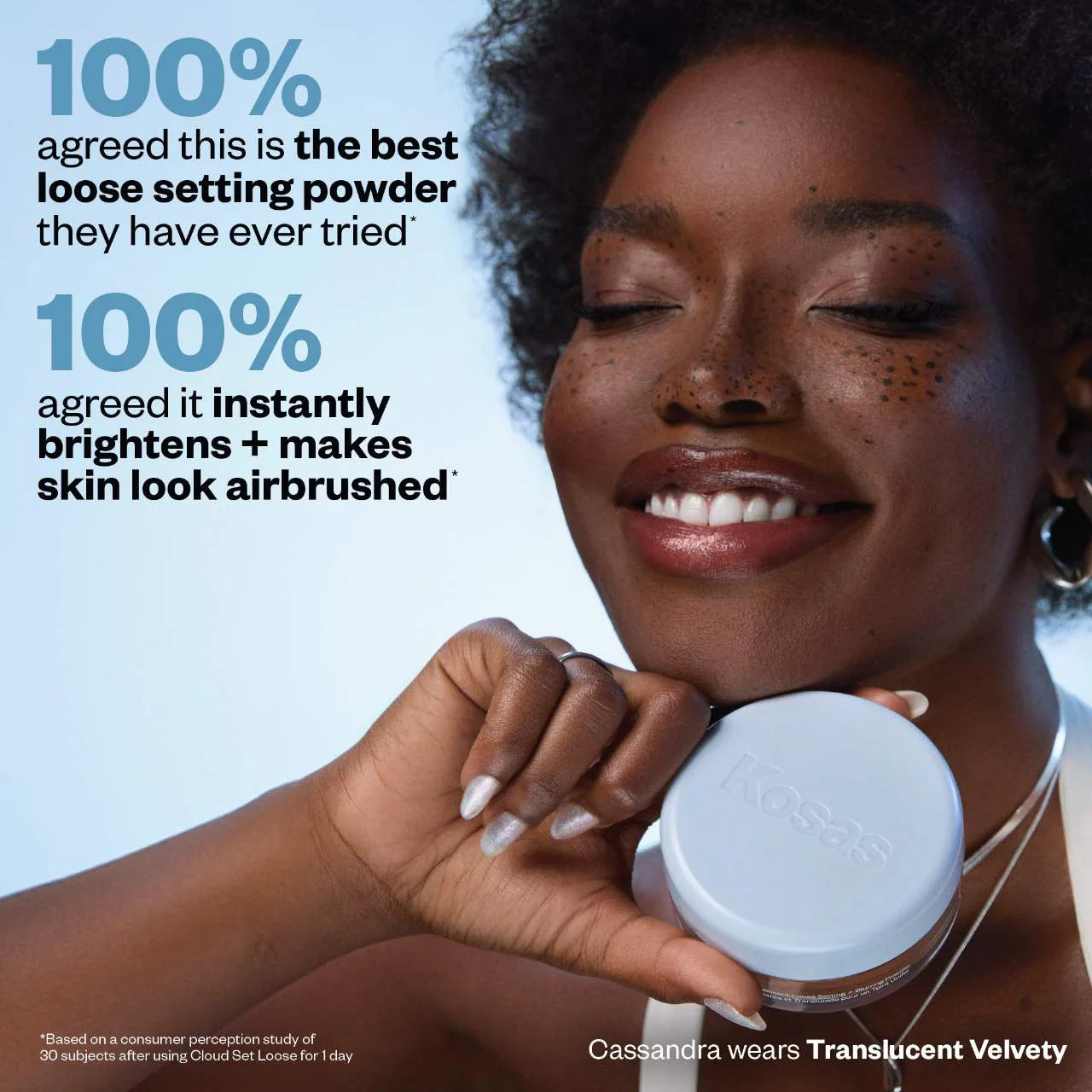 Cloud Set Loose Translucent Talc-Free Setting + Blurring Powder (Polvo Suelto)