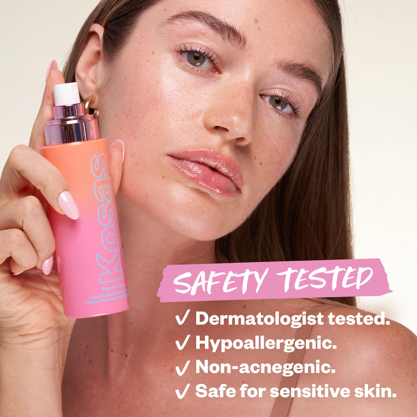 Plump + Juicy Vegan Collagen + Probiotic Spray-On Serum (Suero Facial)