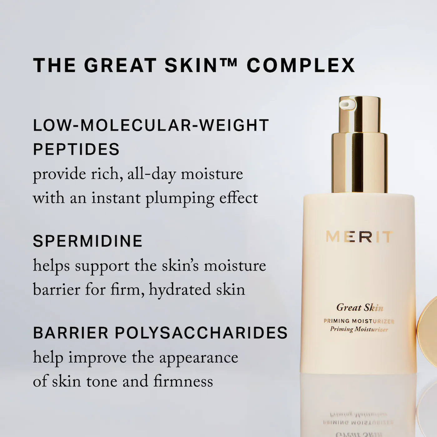 Great Skin Priming And Firming Moisturizer With Peptides And Hyaluronic Acid (Prebase)