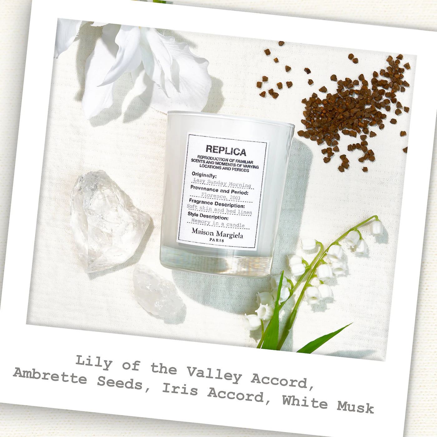 'REPLICA' Lazy Sunday Morning Scented Candle (Vela Aromatizante)