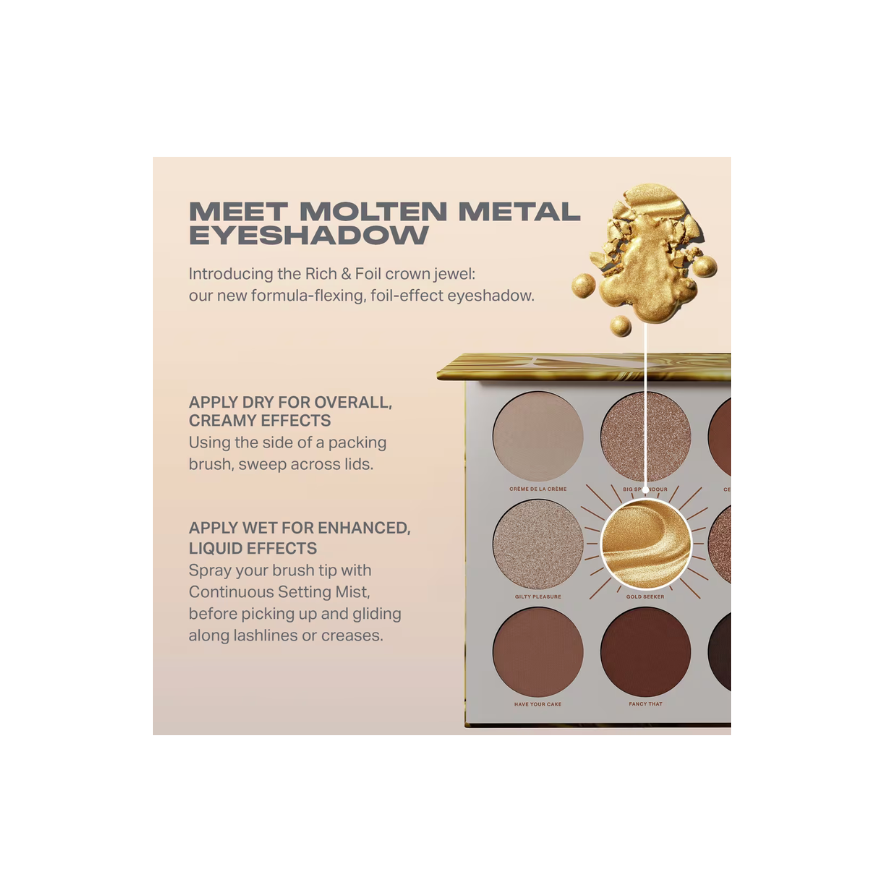 Rich & Foiled Gold Seeker Eyeshadow Palette (Sombra de Ojos)