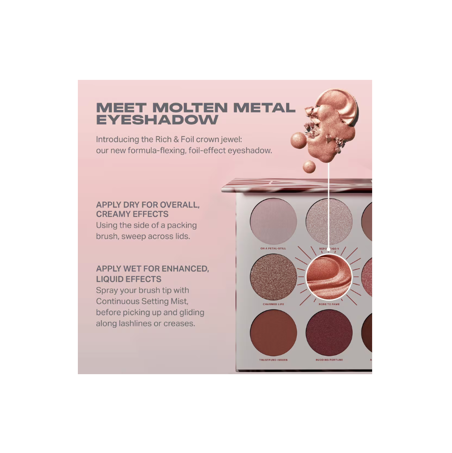 Rich & Foiled Rose to Fame Eyeshadow Palette (Sombras de Ojos)