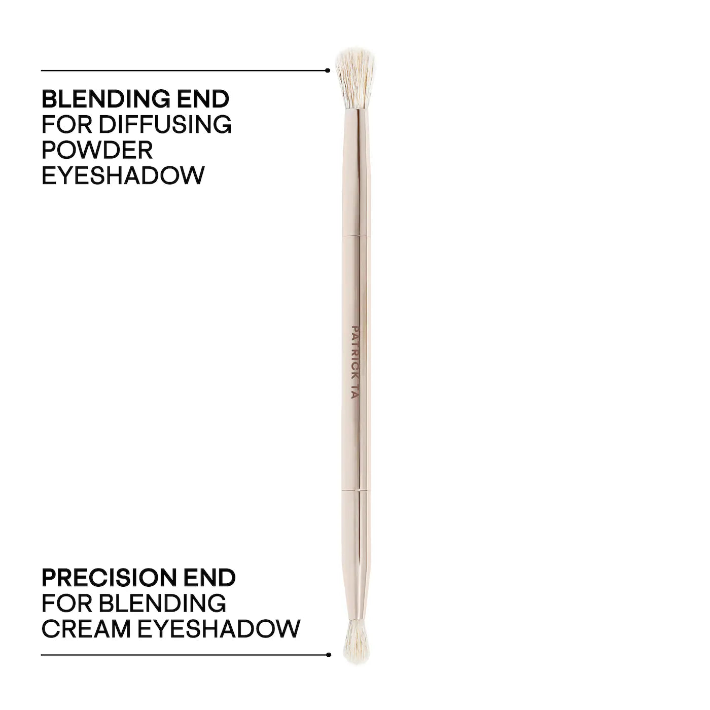 Dual Ended Eyeshadow Brush (Brocha para Ojos)