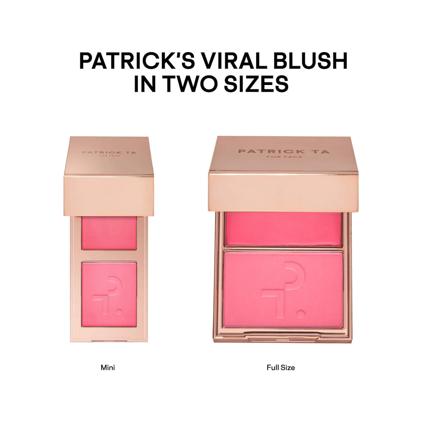 Mini Major Headlines Double-Take Crème & Powder Blush Duo (Rubor en Polvo y Crema)