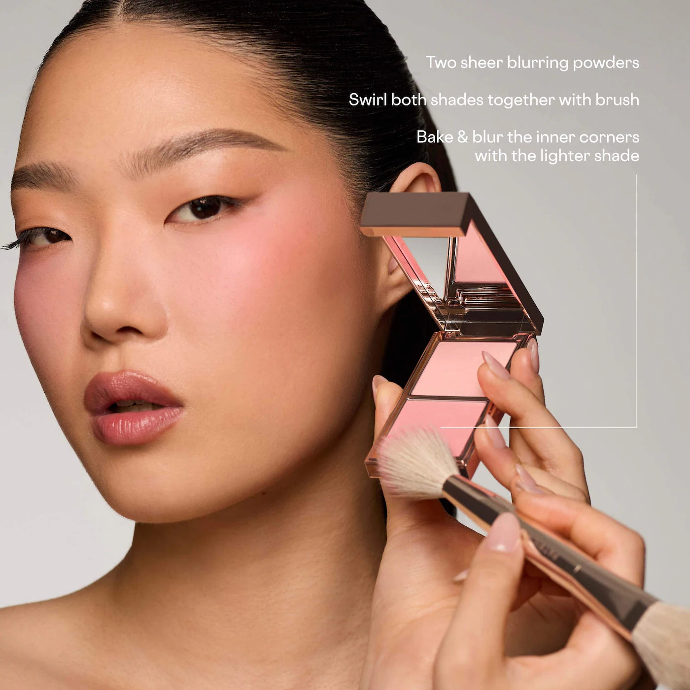 Major Headlines Transition Blurring Under Eye Blush Duo (Rubor en Polvo)
