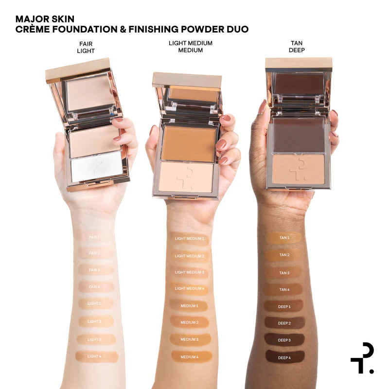 Major Skin Crème Foundation and Finishing Powder Duo (Base En Polvo y Crema)