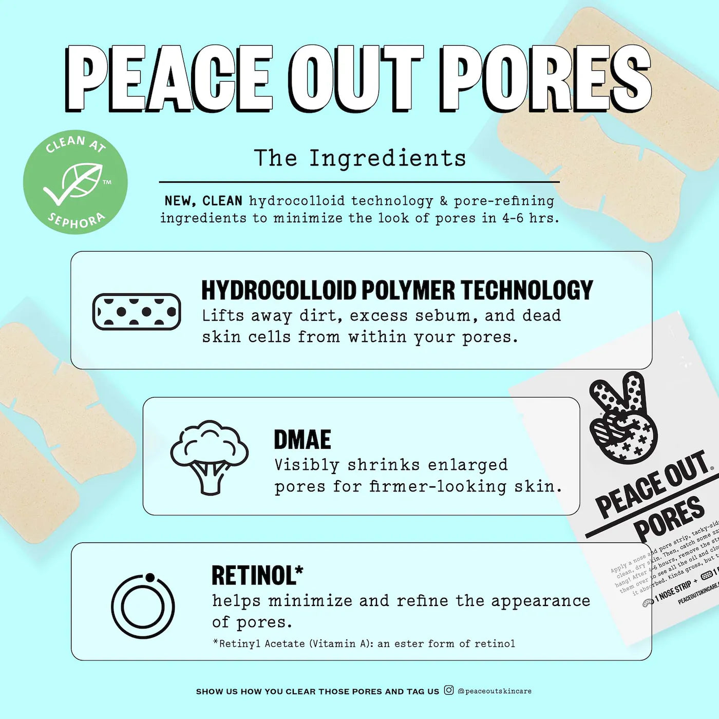 Oil-Absorbing Pore Treatment Strips (Parches Para Acné)
