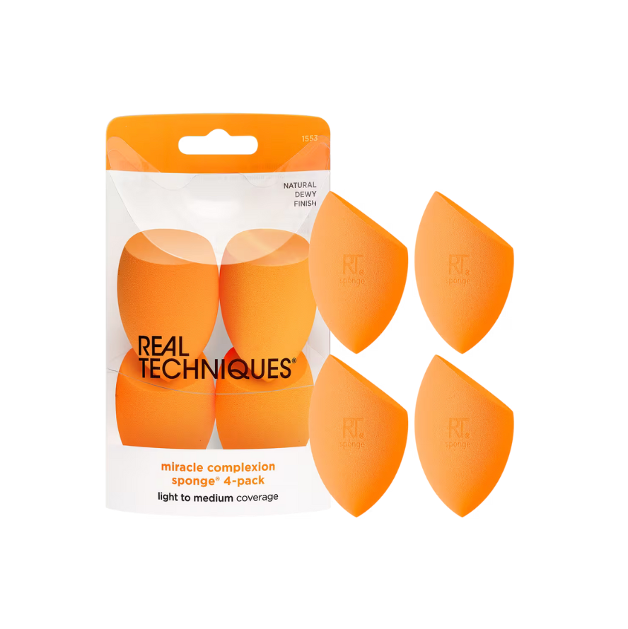 4-Pack Miracle Complexion Makeup Blending Sponges (Esponjas para Rostro)