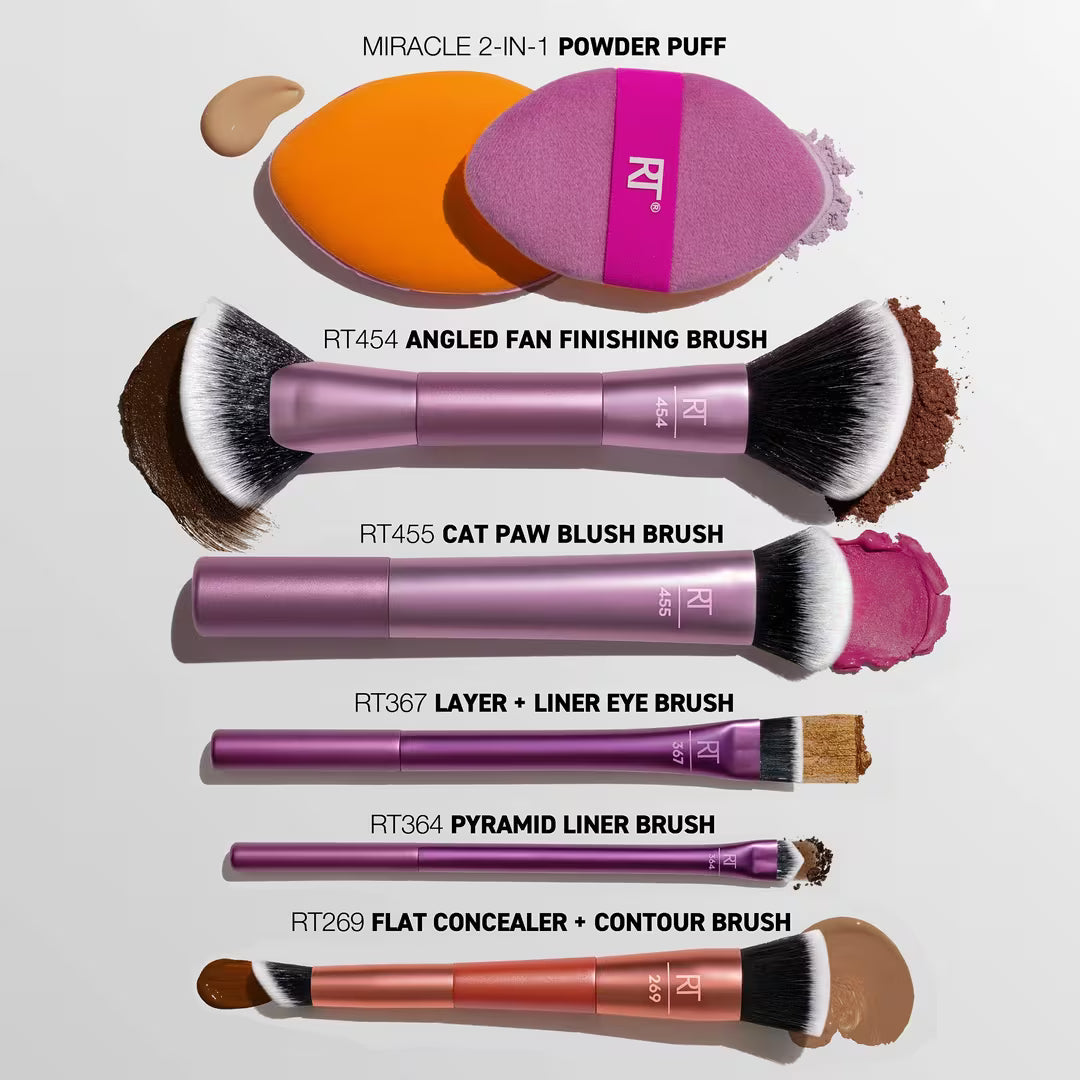 Big Blends Energy Brush + Dual-Sided Puff (Kit o Set)