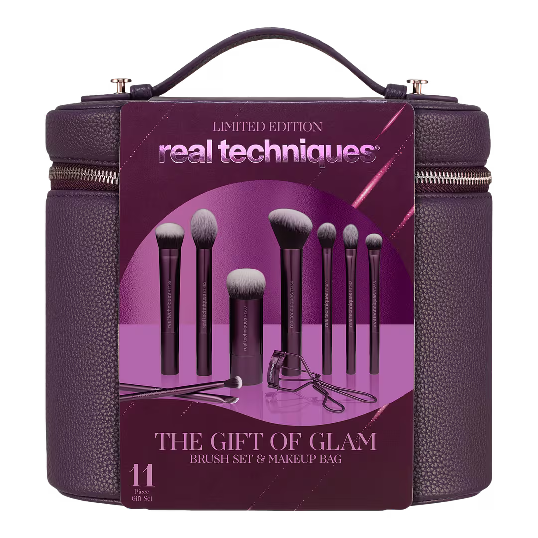 Glam Galore Brush & Makeup Bag Gift (Kit o Set)