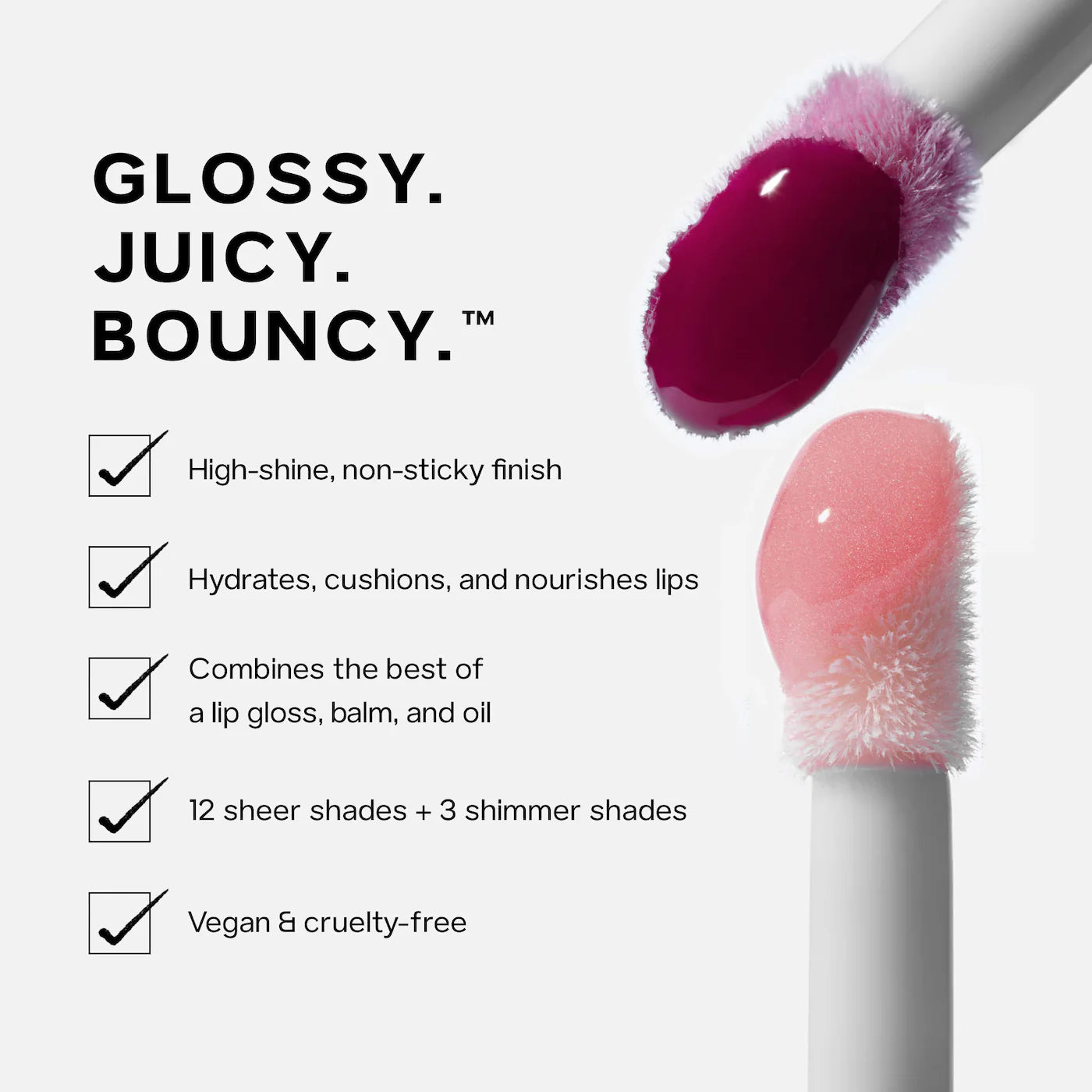 Glossybounce™ High-Shine Hydrating Lip Gloss Oil (Brillo de Labios)