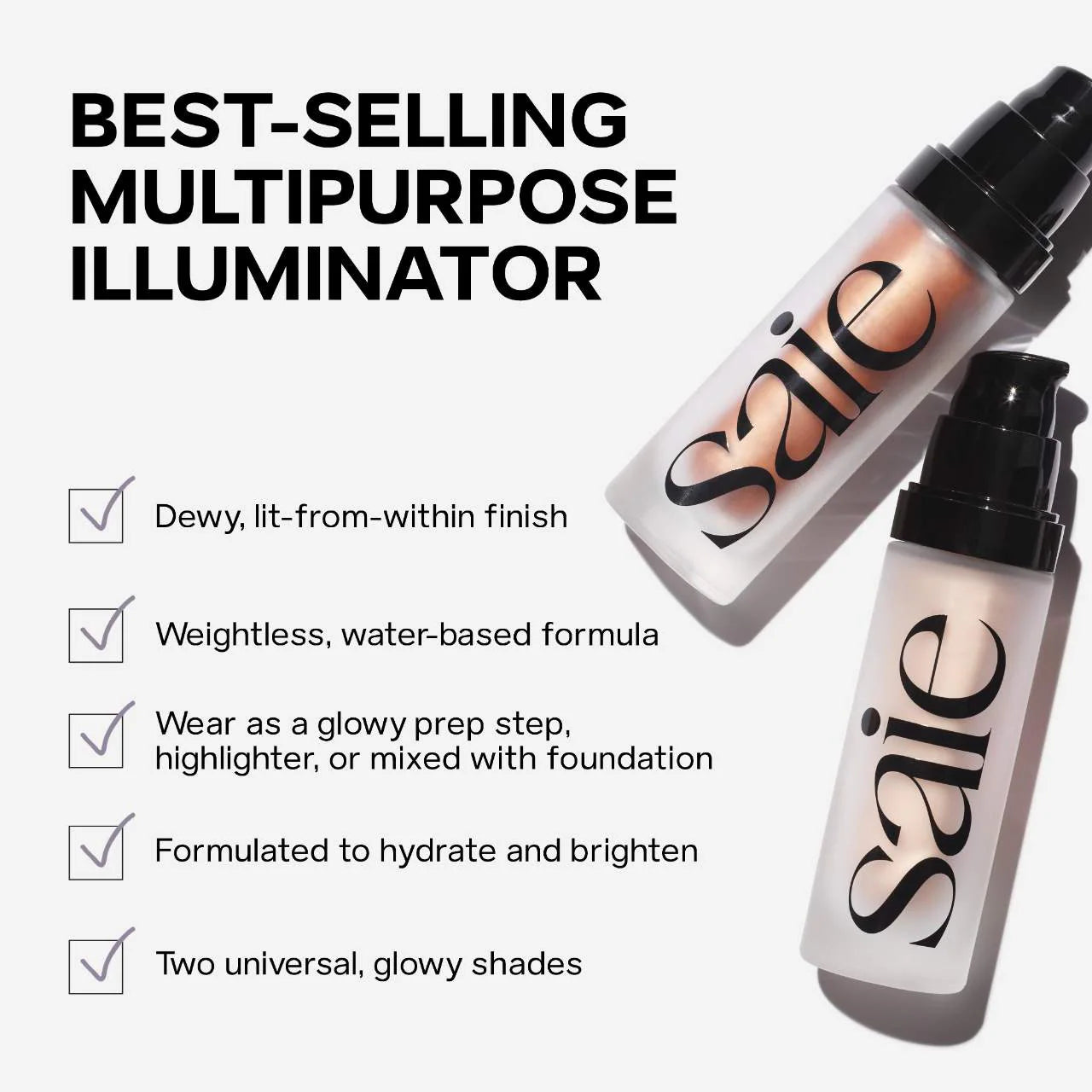 Glowy Super Gel Lightweight Dewy Multipurpose Illuminator (Iluminador Líquido)