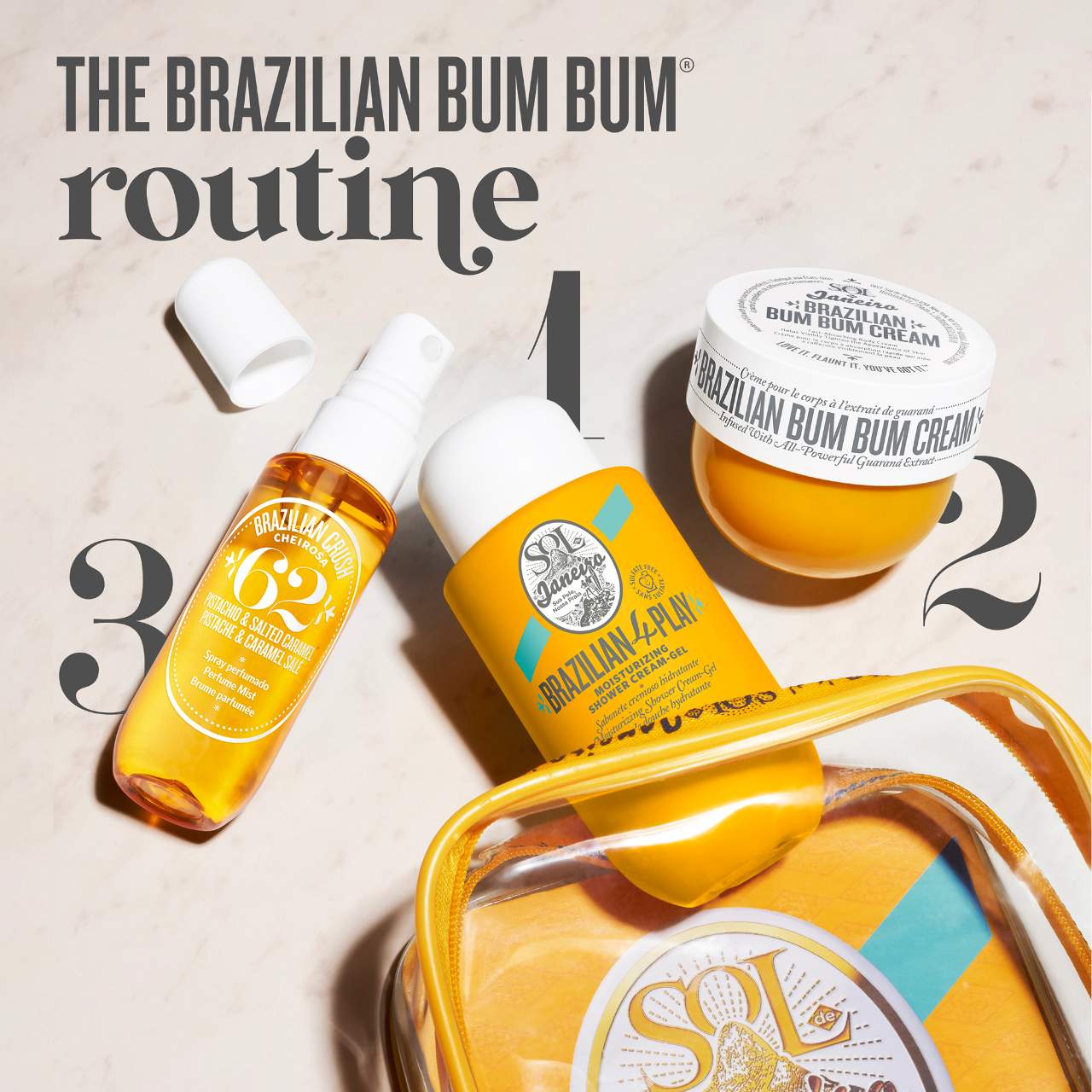 Brazilian Bum Bum Jet Set (Kit Fragancias)