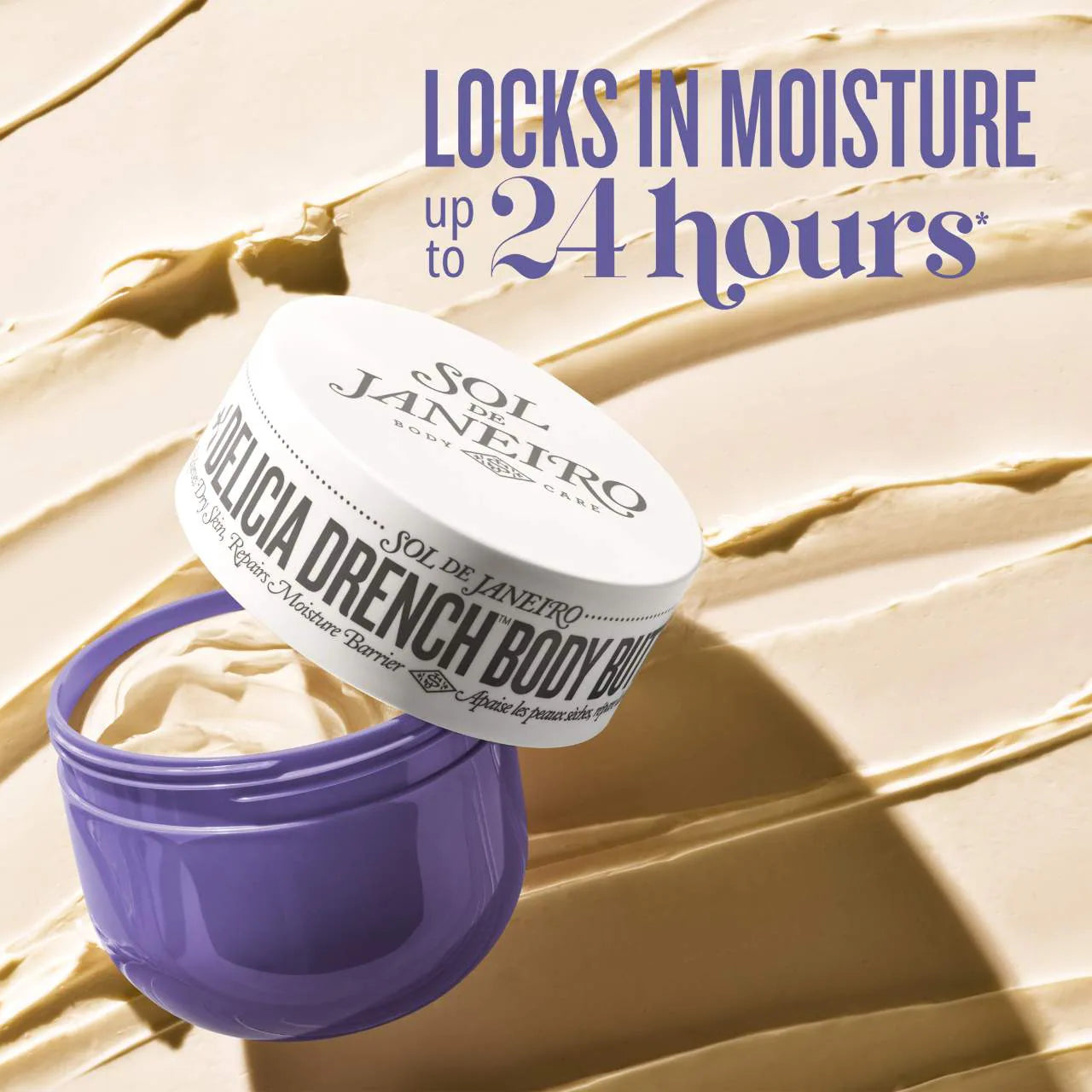 Delícia Drench Body Butter for Intense Moisture and Skin Barrier Repair (Crema Corporal)