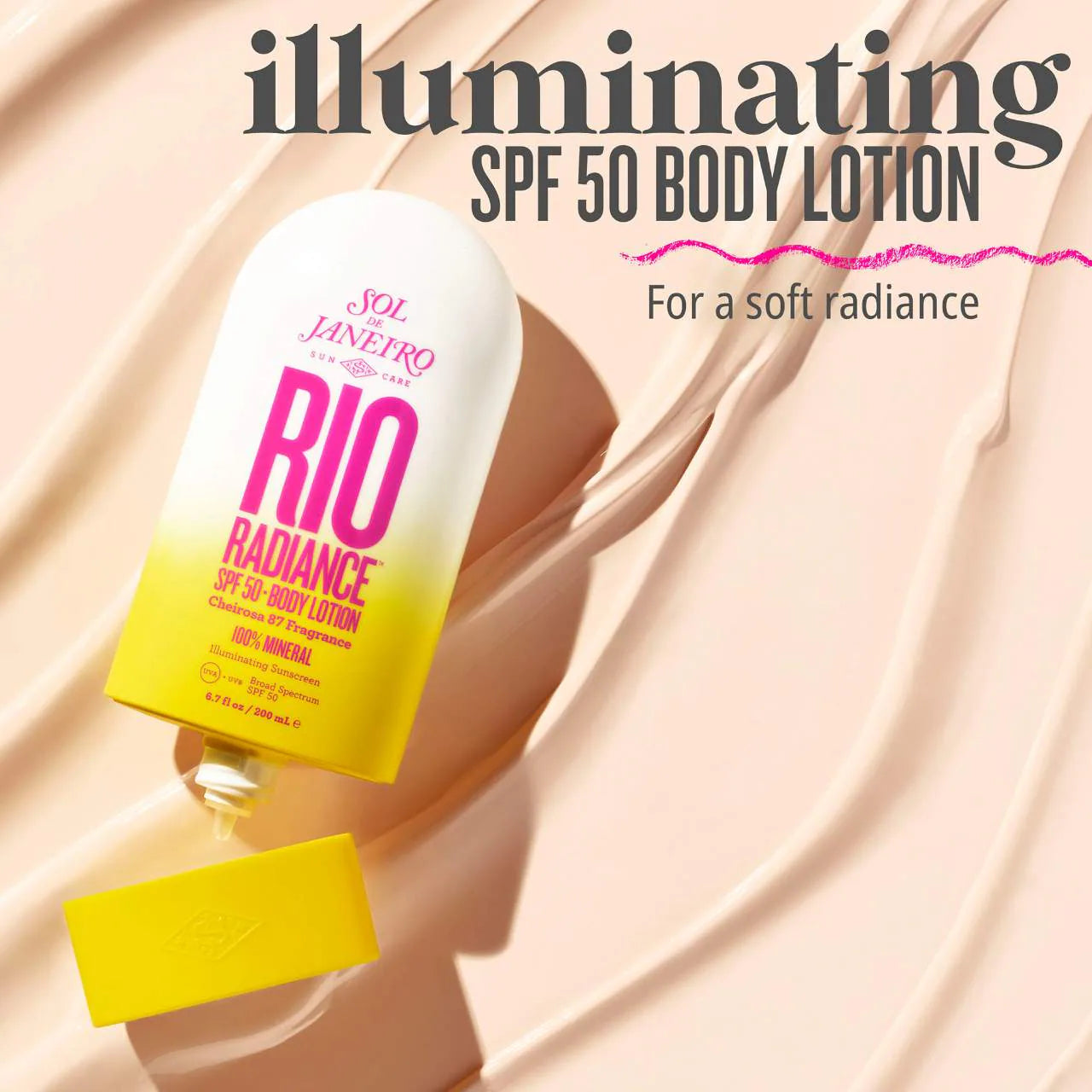 Rio Radiance SPF 50 Mineral Body Lotion Sunscreen with Niacinamide (Protector o Bloqueador Solar)