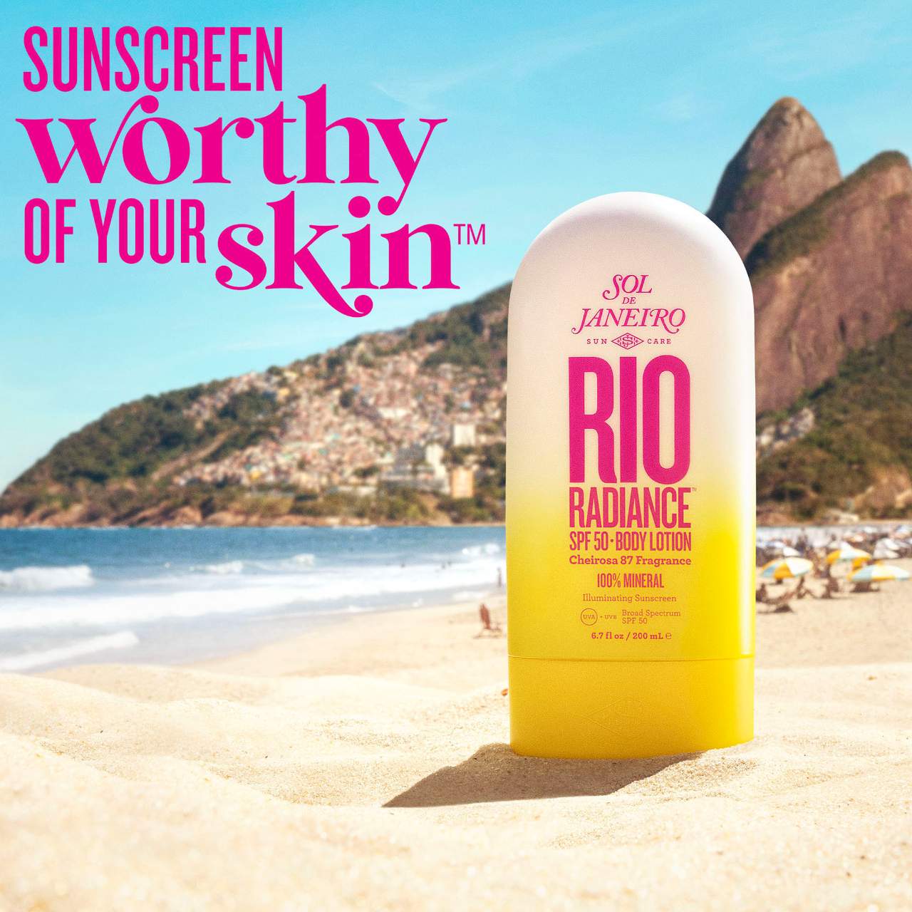 Rio Radiance SPF 50 Mineral Body Lotion Sunscreen with Niacinamide (Protector o Bloqueador Solar)