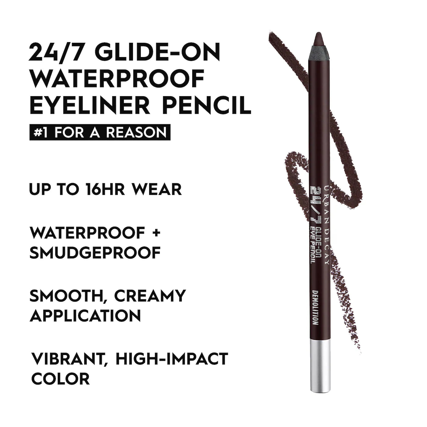 Glide-On Waterproof Eyeliner Pencil (Delineador De Ojos)