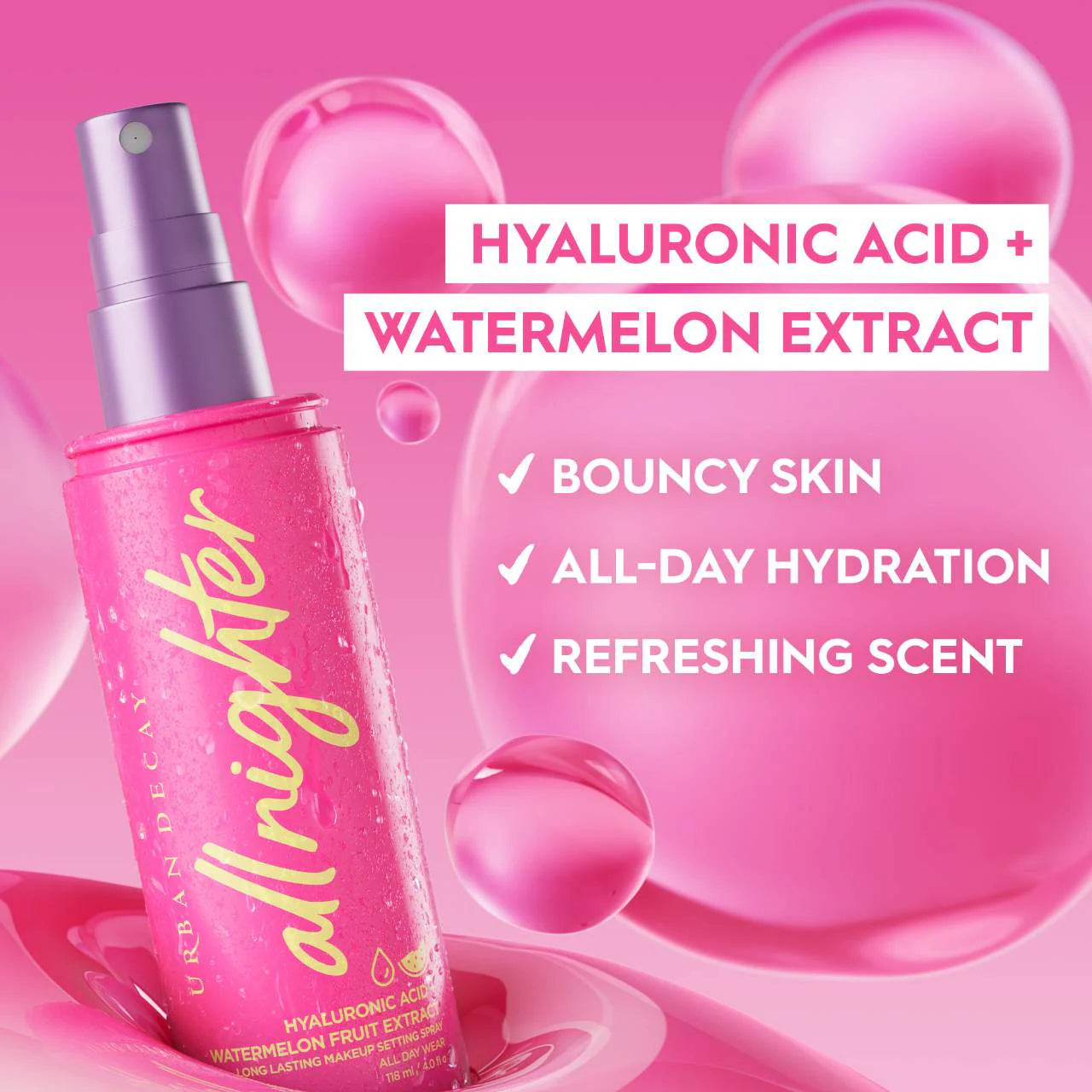 All Nighter Hydrating Hyaluronic Acid Dewy Setting Spray (Sellador o Fijador)