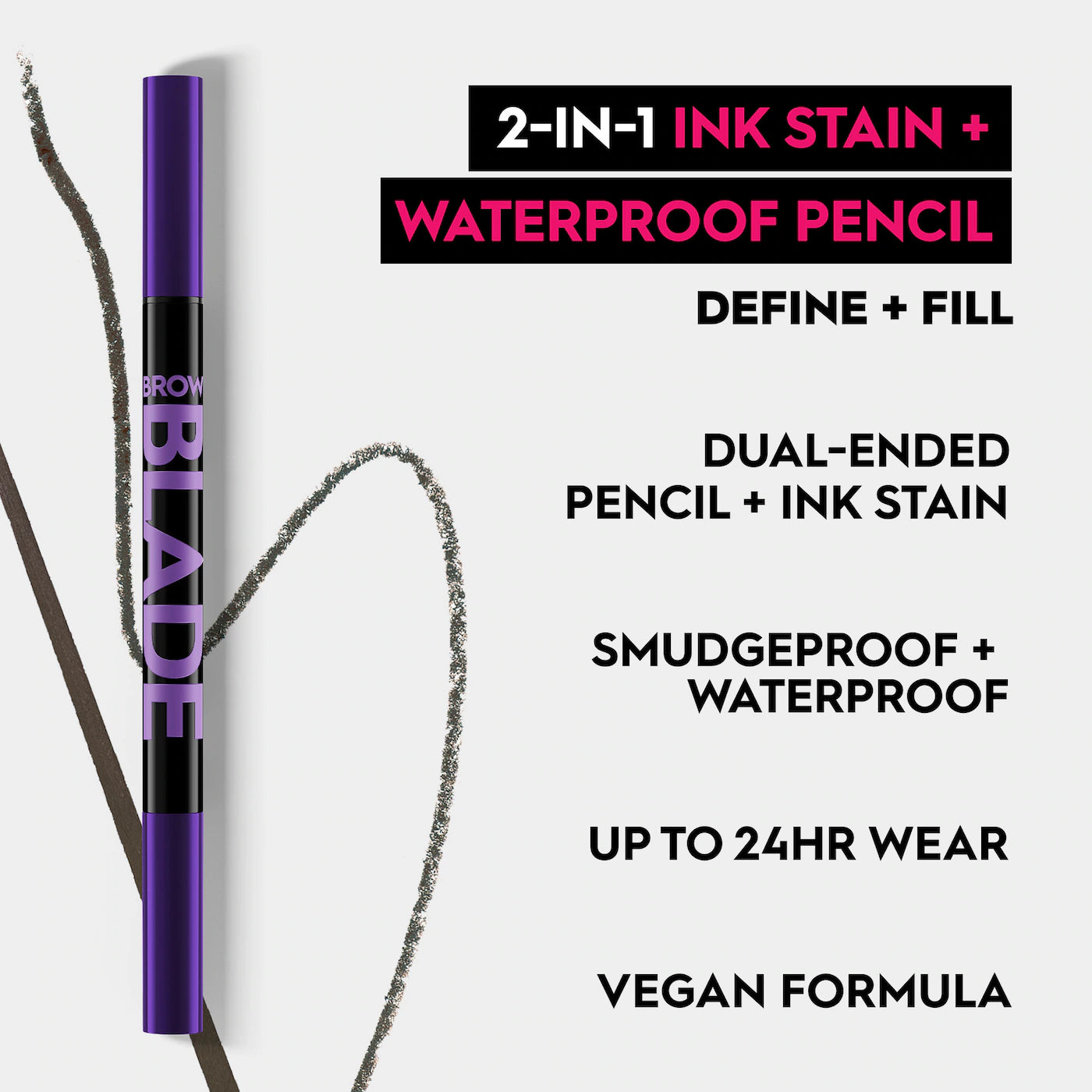 Brow Blade 2-in-1 Eyebrow Pen + Waterproof (Lápiz para Ceja)