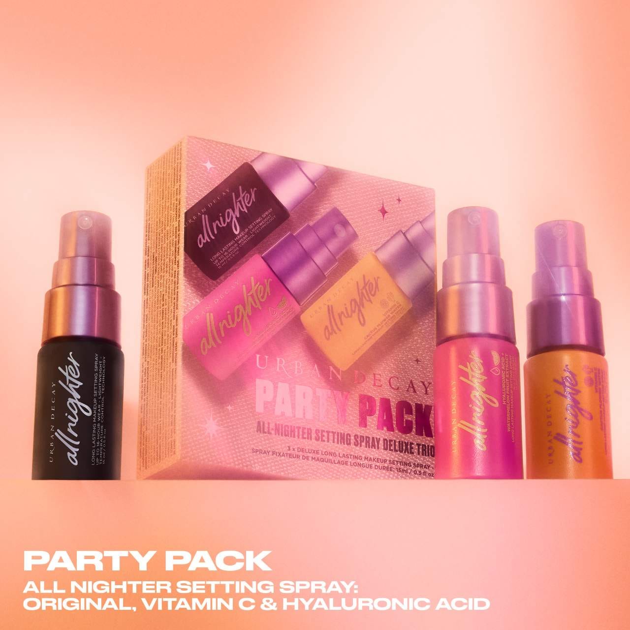 Mini Party Pack All Nighter Setting Spray Trio (Kit o Set)